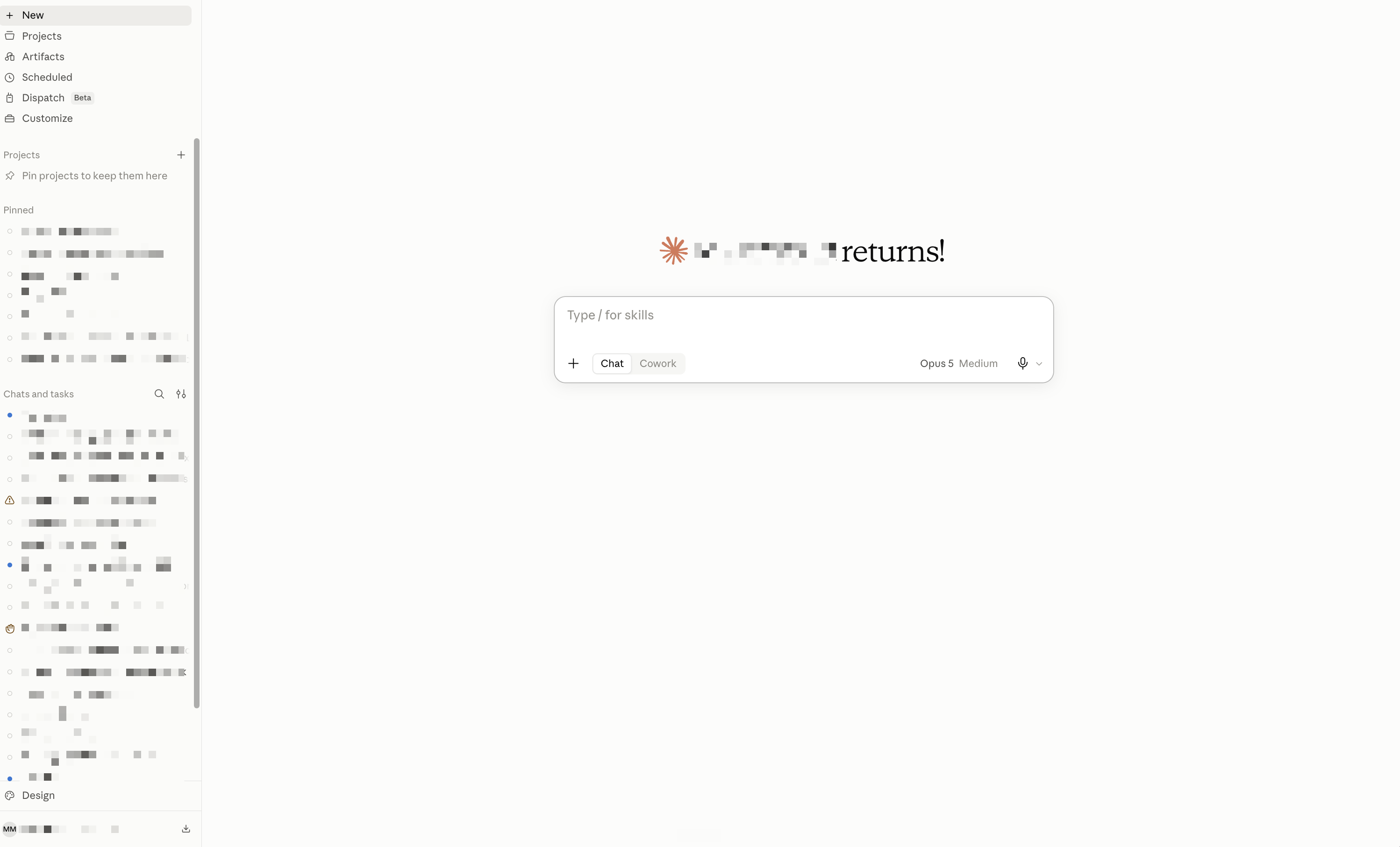 Claude Cowork interface