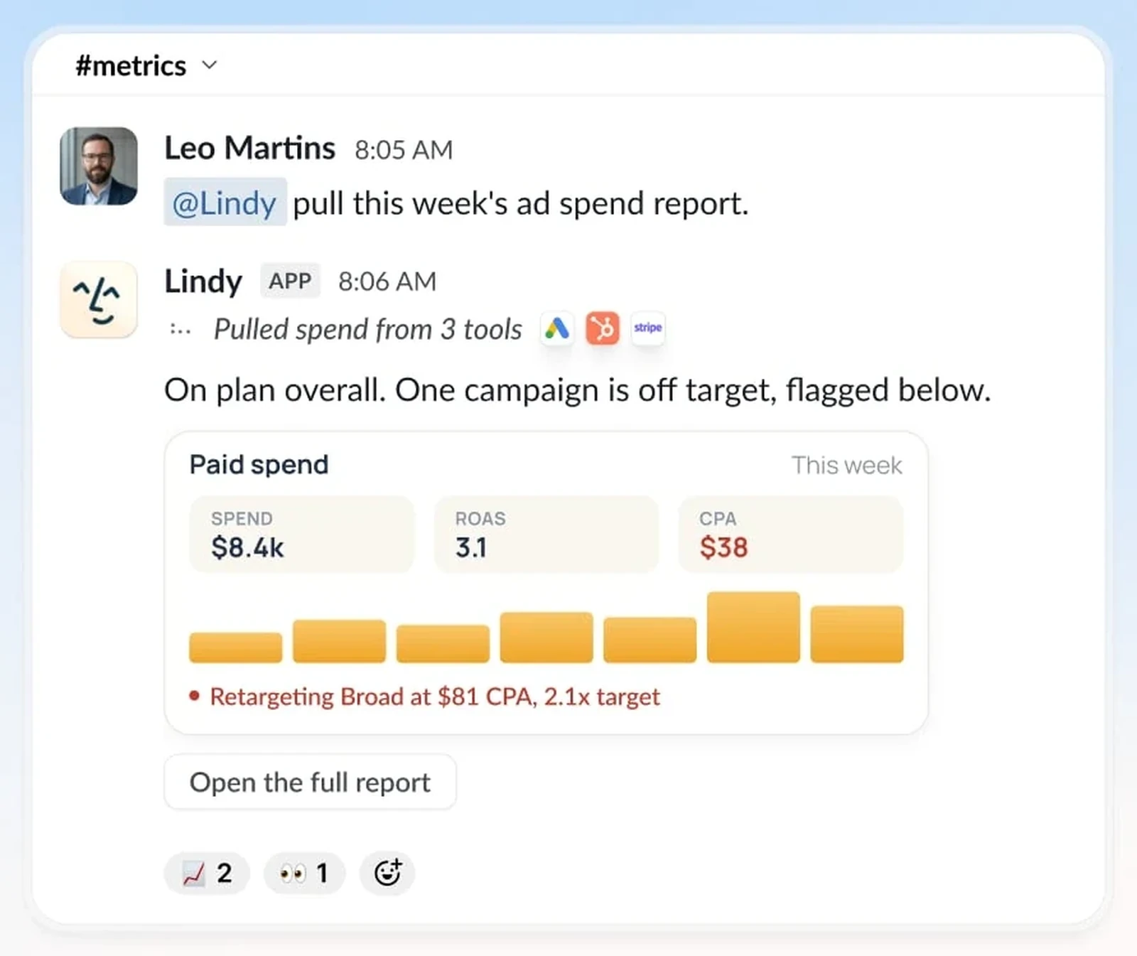 Lindy assistant builder showing trigger conditions, email triage steps, and calendar actions