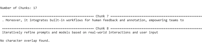 Example output