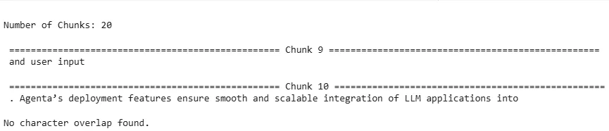 Recursive chunking