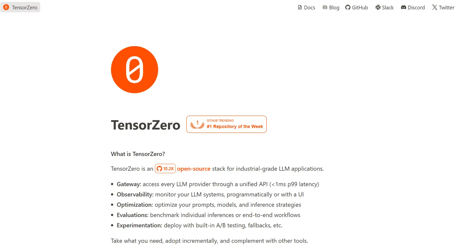 4. TensorZero