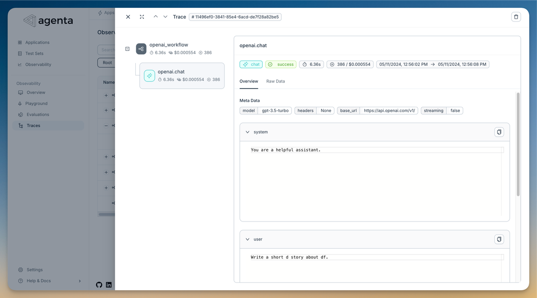 Observability and Prompt Management - Docs - Agenta