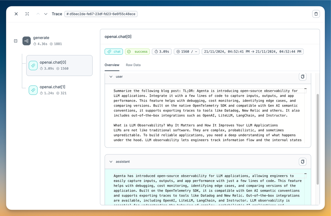 Quick Start: Custom Workflows - Docs - Agenta